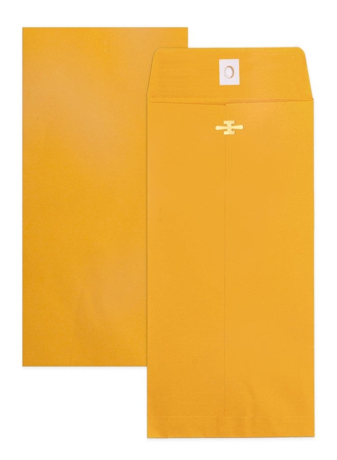 Goefun 6x9 Clasp Envelopes - 20 Pack, Goefun Brown Yellow Manila Envelopes 6x9, 100GSM Heavy Kraft Paper, for Mailing - Image 1