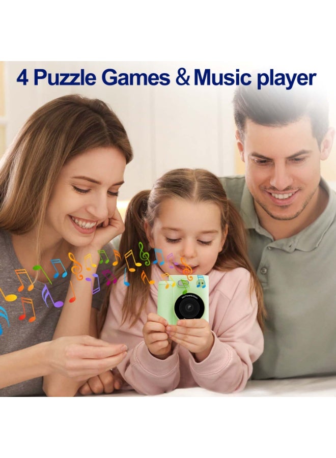 Kids Instant Print Camera 48M Pixel 1080P Video 16X Zoom Games Music Player Multiple Toy Camera Perfect For Boys Girls Birthday Holiday Gift - Image 5