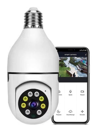 1080P Security Wireless Camera, Light Bulb Security Camera, 360 Degree 2.4GHz & 5G WiFi IP Camera for Home Indoor Outdoor Security, Human Motion Detection and Alarm Two Way Talk - pzsku/Z09B2A7DA1BF065B21F1BZ/45/_/1715769222/4df3c5ad-a6a4-4391-9f70-d9d0c61b903c