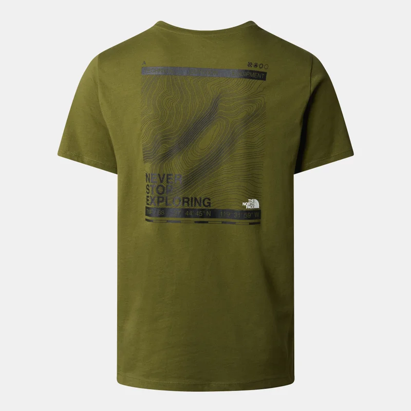 THE NORTH FACE Men's Foundation Mountain Lines Graphic T-Shirt