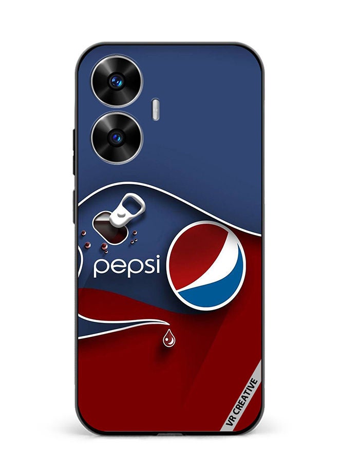 VR CREATIVE Protective Case Cover For Realme C55 Pepsi Design Multicolour - Image 1