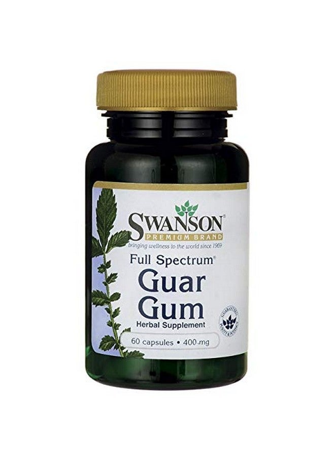 SWANSON Full Spectrum Guar Gum 400 Milligrams 60 Capsules - Image 3