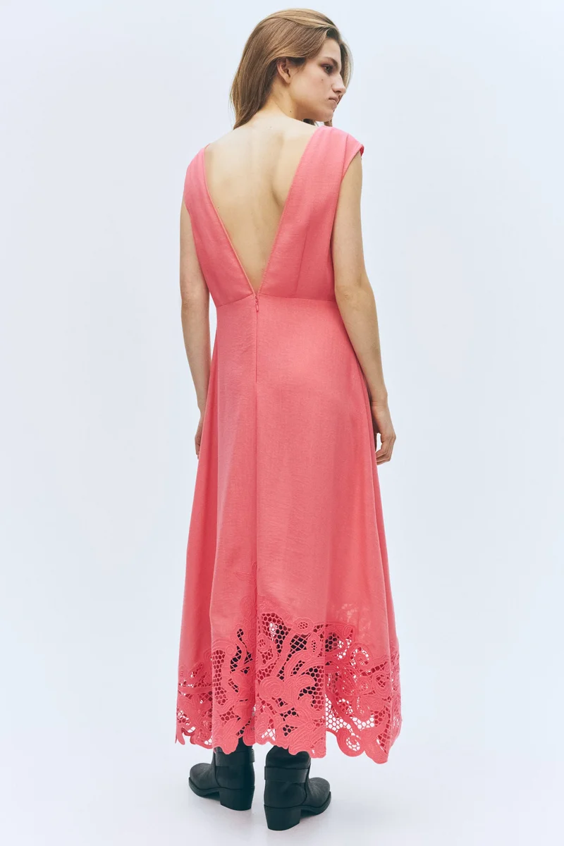 H&M  Broderie anglaise dress for Women | Best Price UAE
