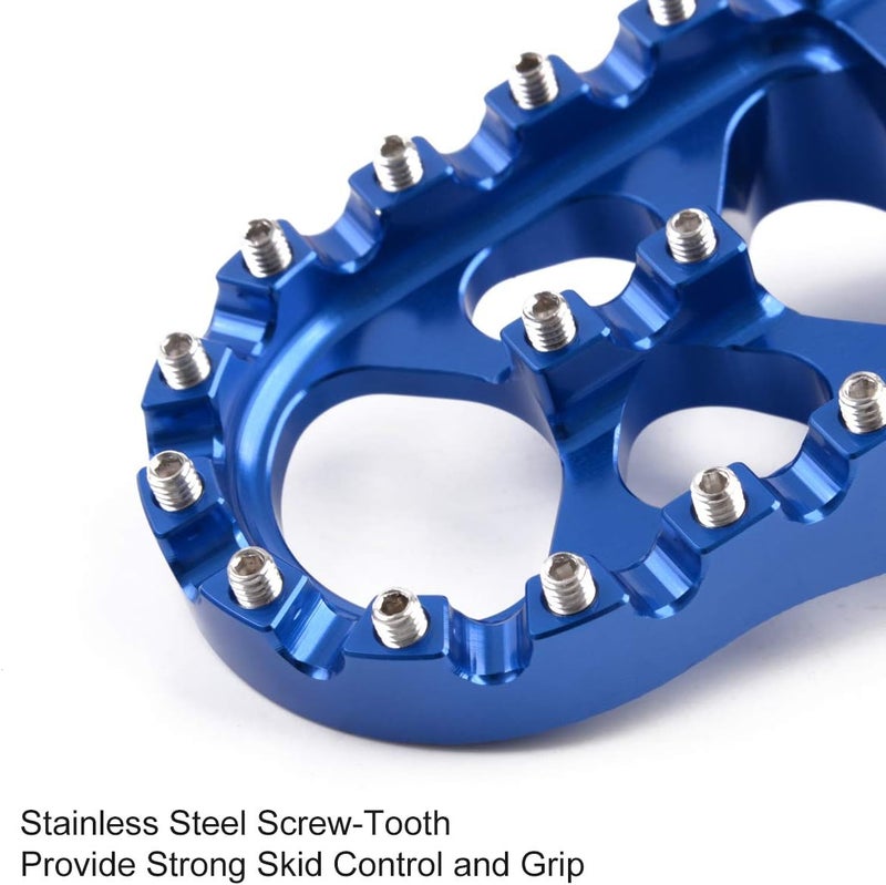 Rawsomes Motor-mh Wide CNC Motorcycle Foot Pegs Footrest for Yamaha Models - Image 3