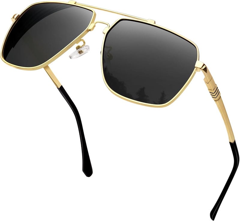 KANASTAL Polarized Sunglasses Metal Frame Aviation UV400 Fashion Shades - Image 1