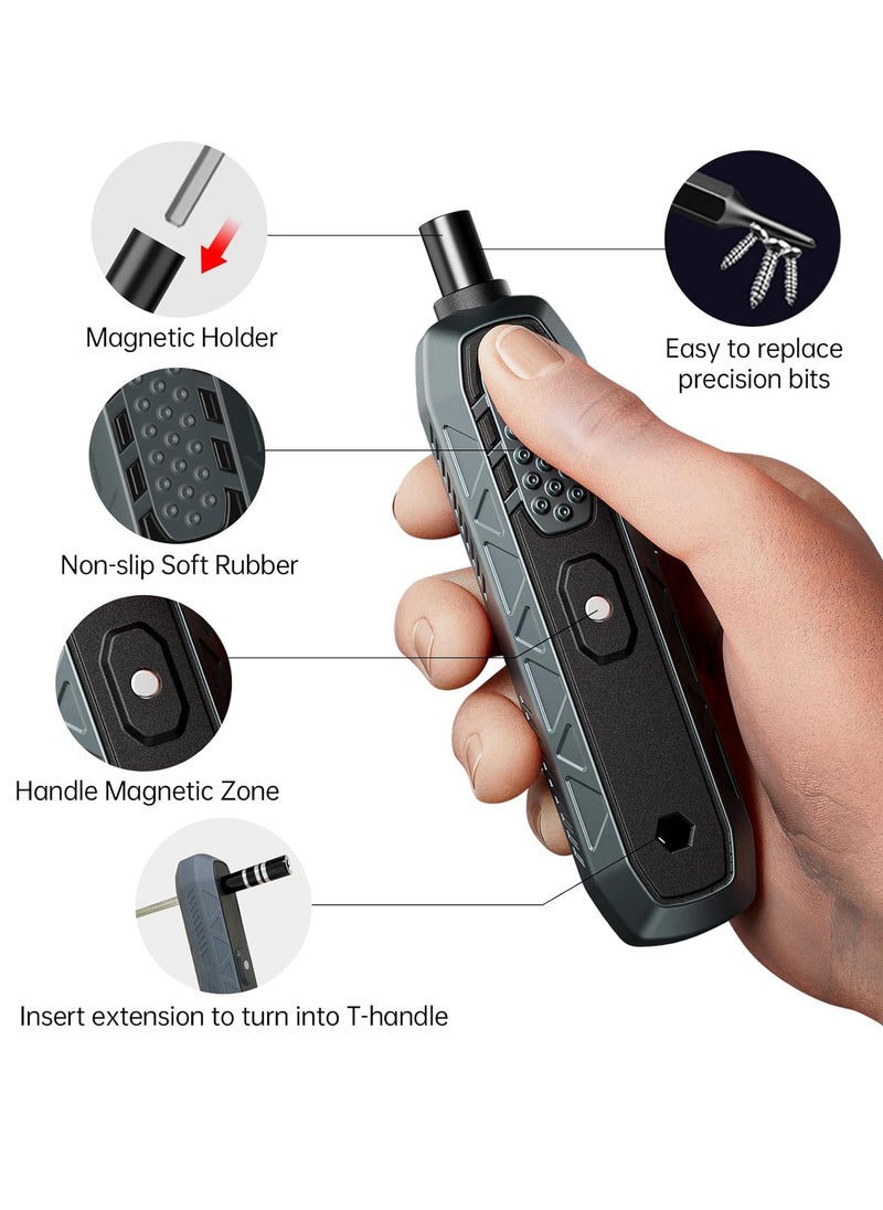 JAKEMY - 180-in-1 Precision Screwdriver Set with 160 Magnetic Bits, Ratchet Handle & Repair Tools – Professional Multi-Bits Repair Kit for Laptop, iPhone, MacBook, Xbox, PS5, Watch, Glasses, DIY & Electronics Maintenance - Image 1