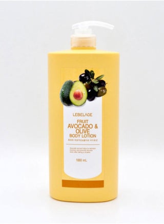 Korean product LEBELAGE FRUIT AVOCADO & OLIVE BODY LOTION Avocado extract helps to maintain. moisture and prevent dryness even after taking a shower 1000 mL/33.81 fl.oz. - pzsku/Z09B34FB9B9A21840A57EZ/45/_/1726569995/2feb747a-e80c-4bc9-bcd5-a491f8735b21