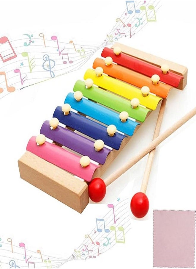 Fun Wooden Xcellphone for Educational Music Games for Kids with Two Hammers and Cleaning Cloth by Tully Fly  - Image 1