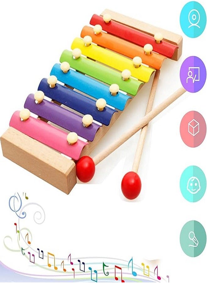 Fun Wooden Xcellphone for Educational Music Games for Kids with Two Hammers and Cleaning Cloth by Tully Fly  - Image 3