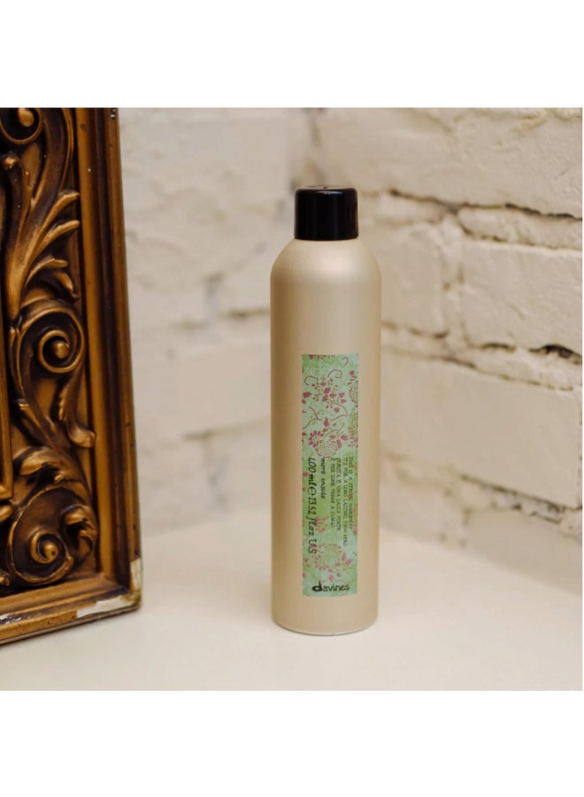 Davines This Is A Strong Hair Spray Strong Hold LongLasting Control Locks Styles in Place with Natural Shine Humidity Resistant 1353 Fl Oz - Image 5