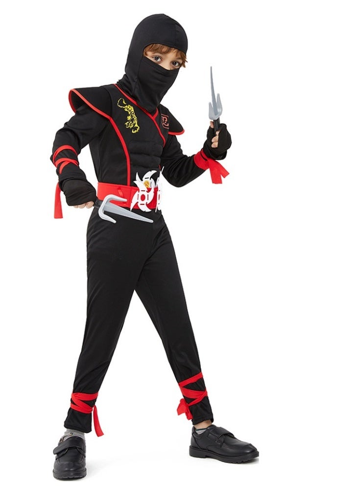 NIBEMINENT Halloween anime costumes, children's performances, Naruto costumes, samurai costumes, and ninja costumes - Image 1