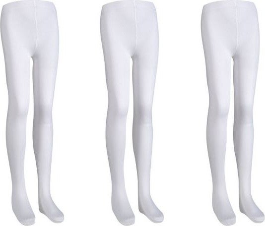 Bross Girls 3-Pack Plain Micro Tights Mousse Socks ONL-02629  - Image 1