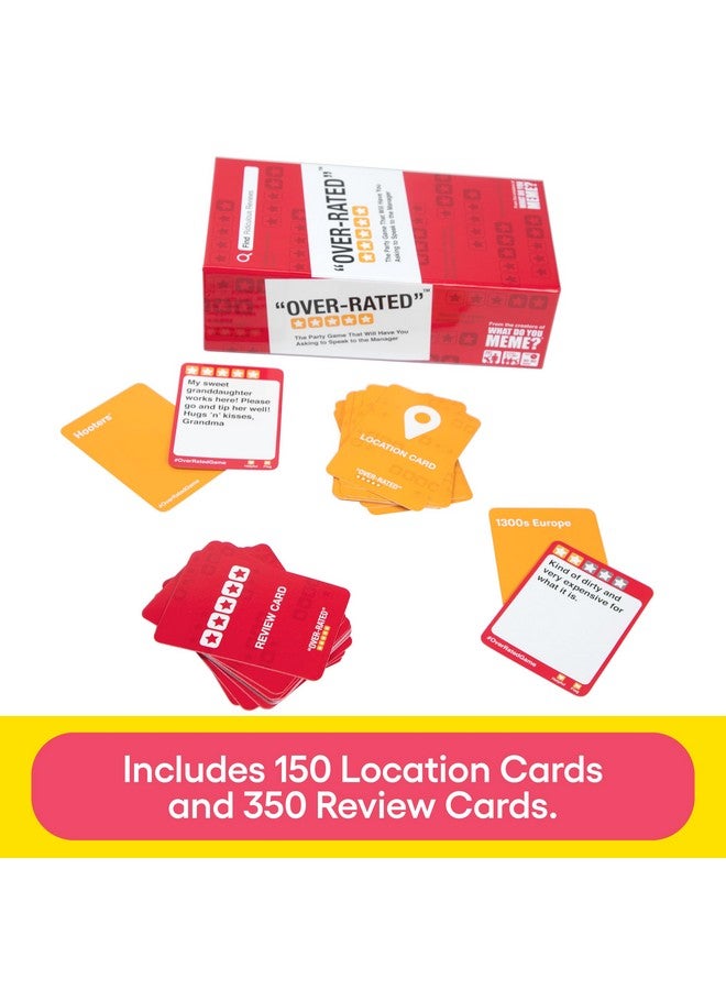 WHAT DO YOU MEME? Over-Rated - The Game Of Ridiculous Reviews - Adult Party Games For Social Gatherings - Image 4