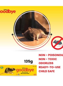 Goodbye Rat Control Glue - Effective and Safe Rodent Trapping Solution, 135grams  - Image 3