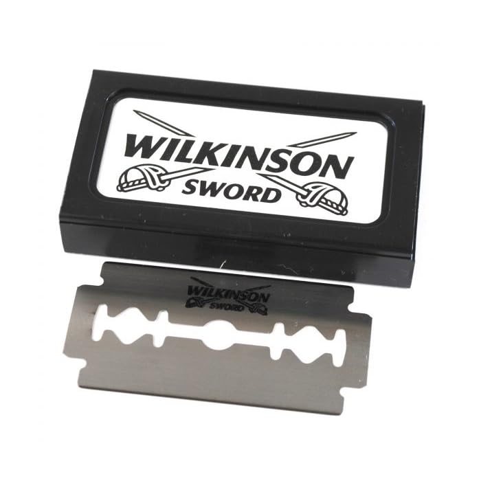 Wilkinson Sword شفرات حلاقة ويليكنسون سورد الكلاسيكية ذات الحافة المزدوجة - 100 شفرة - قد يختلف التعبئة - Image 2
