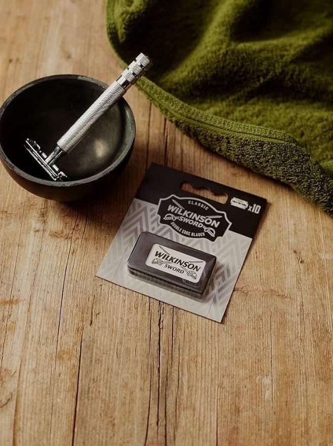 Wilkinson Sword شفرات حلاقة ويليكنسون سورد الكلاسيكية ذات الحافة المزدوجة - 100 شفرة - قد يختلف التعبئة - Image 5