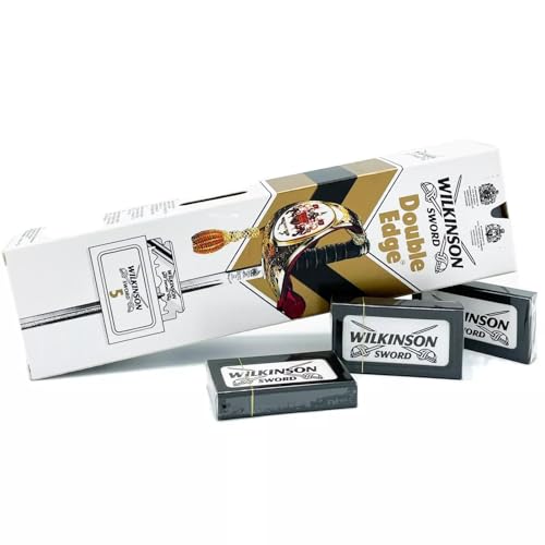 Wilkinson Sword شفرات حلاقة ويليكنسون سورد الكلاسيكية ذات الحافة المزدوجة - 100 شفرة - قد يختلف التعبئة - Image 1