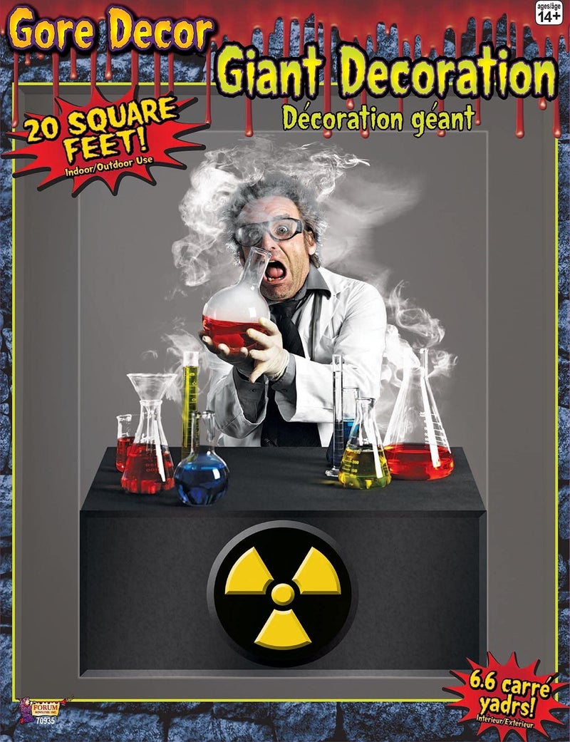 Forum Novelties 5-Foot Scientist Wall Gore Indoor/Outdoor Decoration