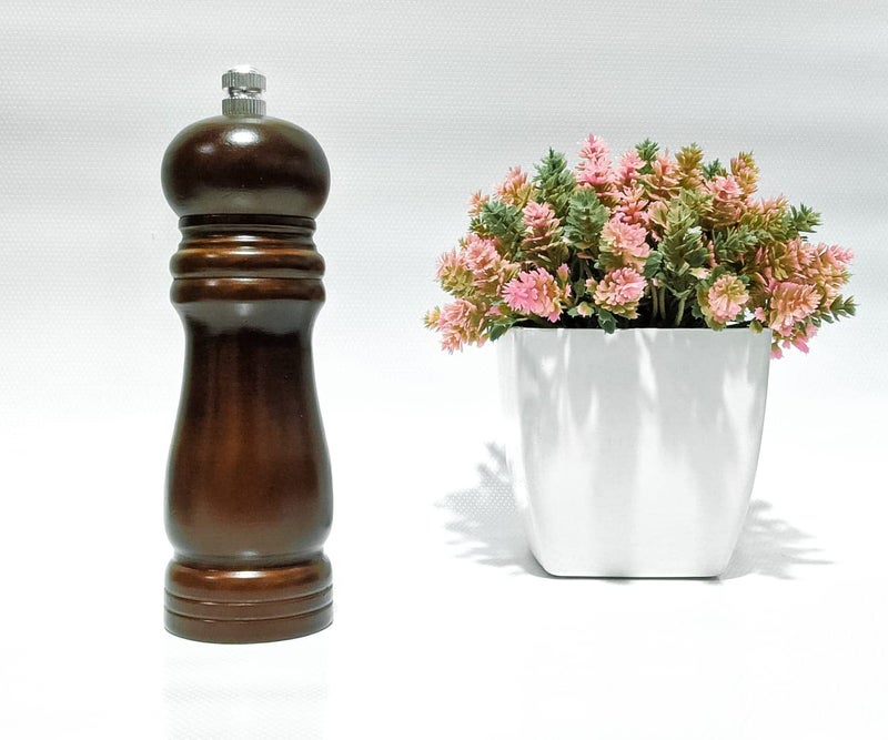 MiRiM Wooden Salt and Pepper Mill Grinder with Adjustable Coarseness Setting - (Pack of 1) - Image 3