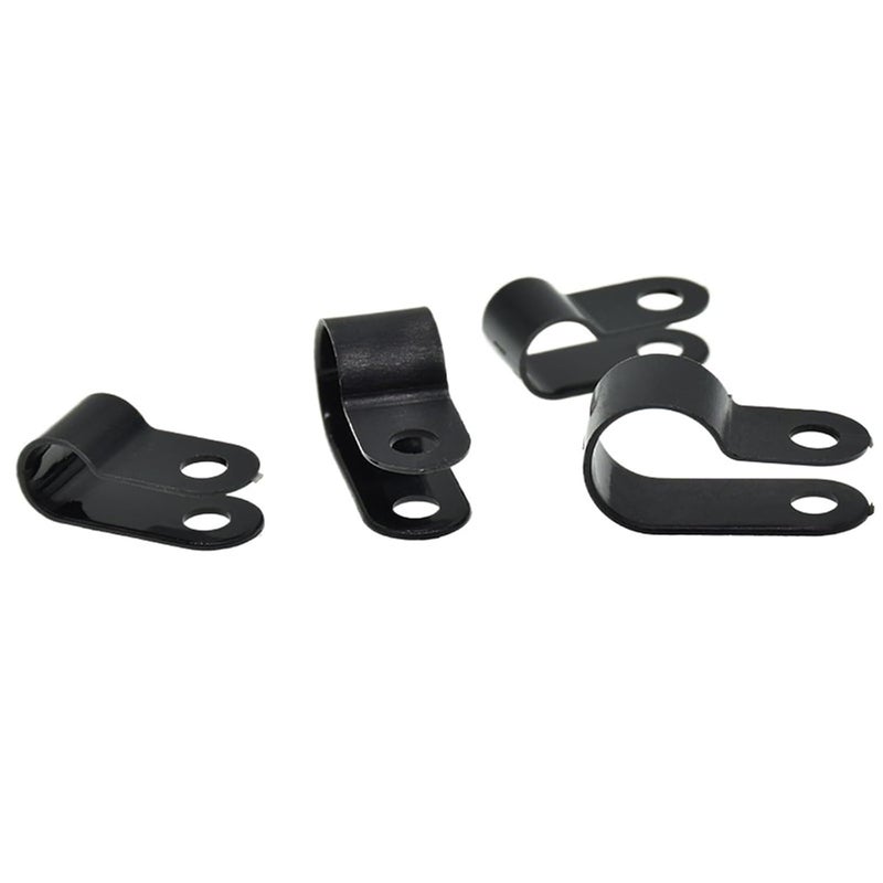 800pcs Wire Hose Tube R-Type Nylon Cable Clamp Organizer Cord Clips Locking(White 4.8mm) - Image 1
