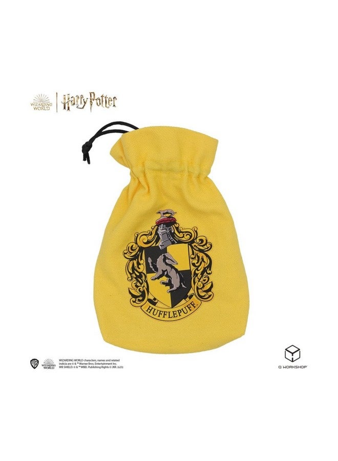 Q WORKSHOP Harry Potter Hufflepuff Dice & Pouch  - Image 2