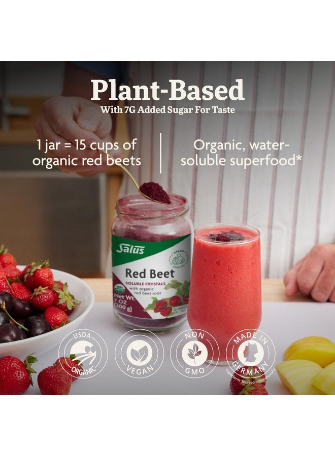 Floradix بلورات الشمندر الحمراء من فلوراديكس سالوس - مزيج مسحوق جذر الشمندر العضوي - مكمل مسحوق سوبر فود مع فيتامين C، حمض الفوليك، المغنيسيوم والبوتاسيوم - 7 أونصات - Image 3