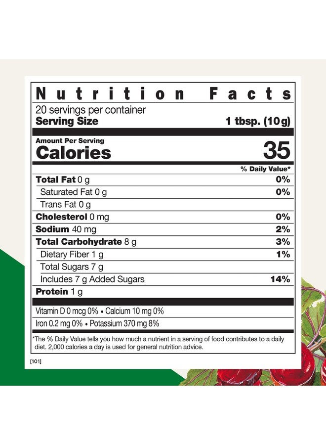 Floradix بلورات الشمندر الحمراء من فلوراديكس سالوس - مزيج مسحوق جذر الشمندر العضوي - مكمل مسحوق سوبر فود مع فيتامين C، حمض الفوليك، المغنيسيوم والبوتاسيوم - 7 أونصات - Image 2