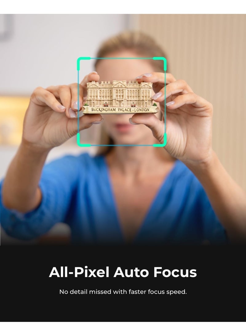 OBSBOT Tiny 2 Webcam 4K Voice Control PTZ, AI Tracking Multi-mode & Auto Focus, 4K Webcam with 1/1.5" Sensor, Gesture Control, 60 FPS, HDR Light Correction, Web Camera for PC, Streaming, Meeting, etc. - Image 4