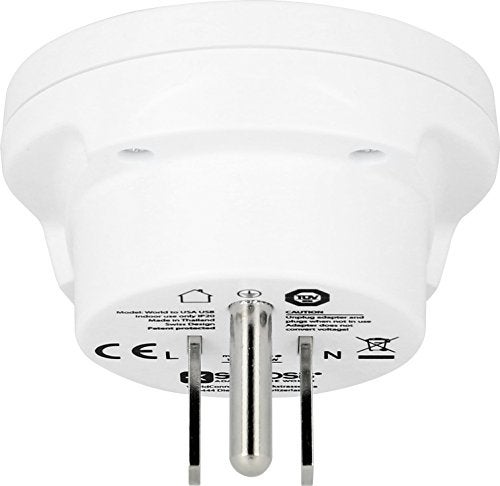 Skross World to USA USB Travel Adaptor, White - Image 4