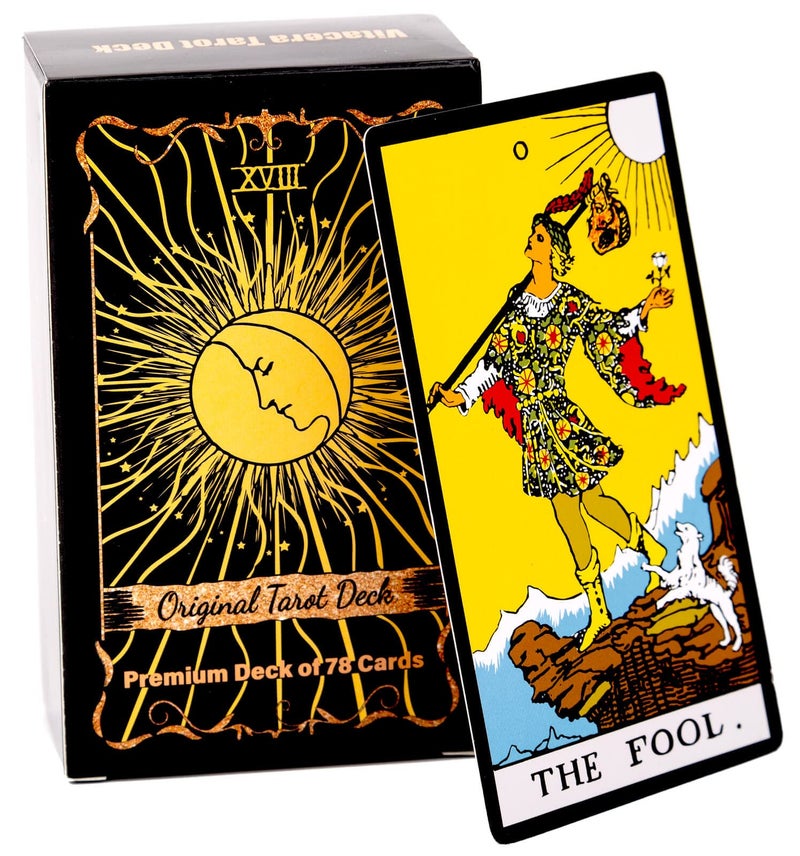 Vitacera Original Tarot Cards Deck with Guidebook & Linen Tarot Bag - Smith Classic Artwork, Traditional Standard Tarot Decks, Durable Tarot Cards Set for Beginners to Advanced - Image 3
