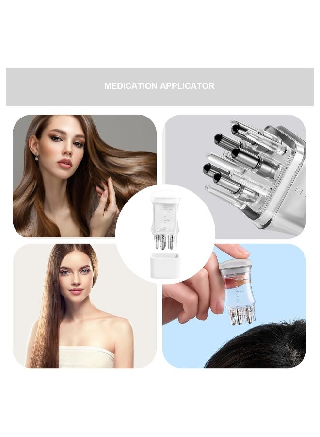 Generic 2PCS Hair Oil Applicator, Scalp Massager Hair Oiling Applicator, Root Comb Applicator Bottle, Portable Hair Oil Dispenser for Scalp Care, Smooth Liquid Discharging, Scalp Applicator Comb Applicator - Image 5