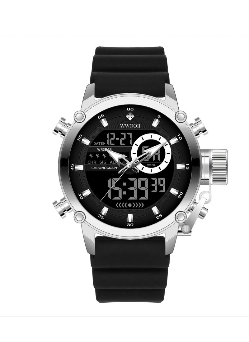 WWOOR Men's Sports Waterproof Watch  - Image 1