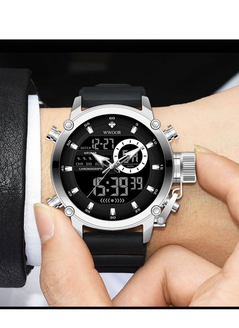 WWOOR Men's Sports Waterproof Watch  - Image 3