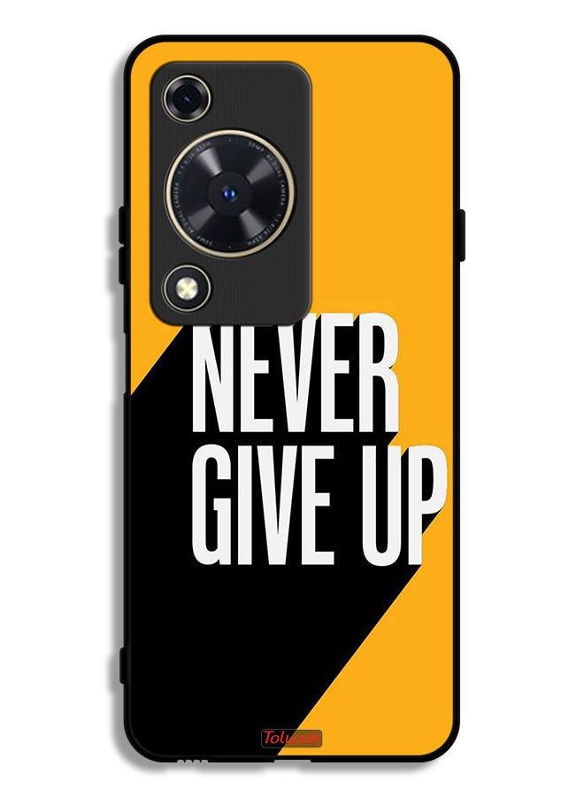 Tolwak Huawei Nova Y72S Protective Case Cover Never Give Up