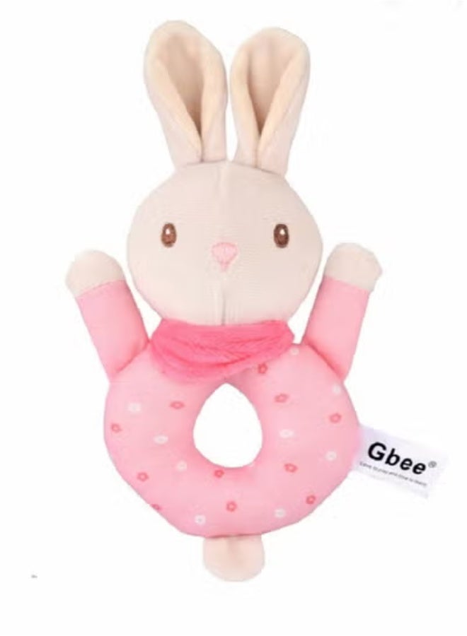 جبيه طقم ألعاب خشخيشات من القطن العضوي مصنوع من مواد عالية الجودة للأطفال، ألعاب تعليمية للأطفال الرضع - Image 2