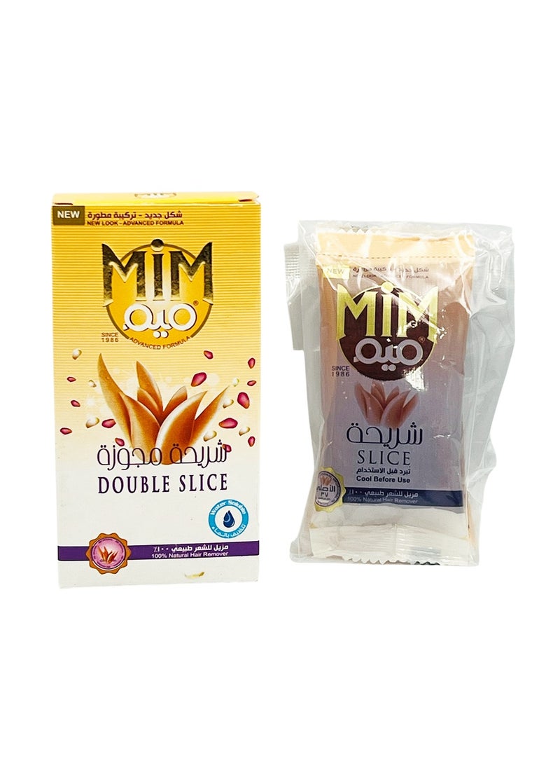 MIM Mim Sugar Wax Hair Removal Slices – 2pc Pack (45g) | Natural & Smooth Hair Removal 