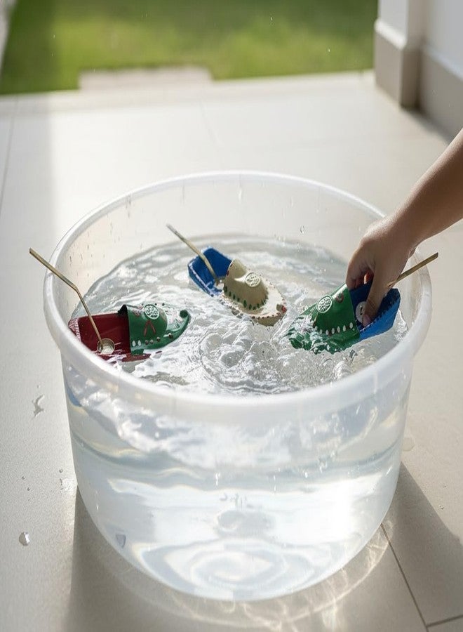 Geniadity- Traditional Pop Pop Steam Toy Boats with Candle Dropper (6-Pack) Designs -Classic Putt Putt Boat Water Toys for Kids & Collectors(NA1203) - Image 5