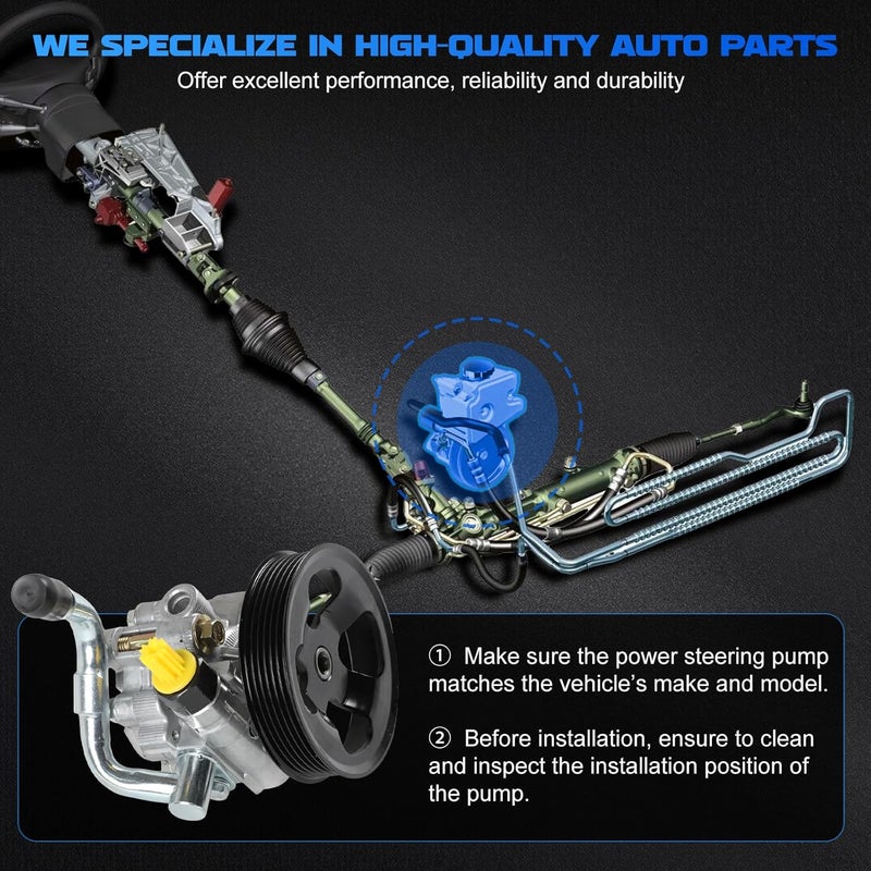 YOMALL Power Steering Pump for 1998-2002 Corolla and Prizm - Image 4