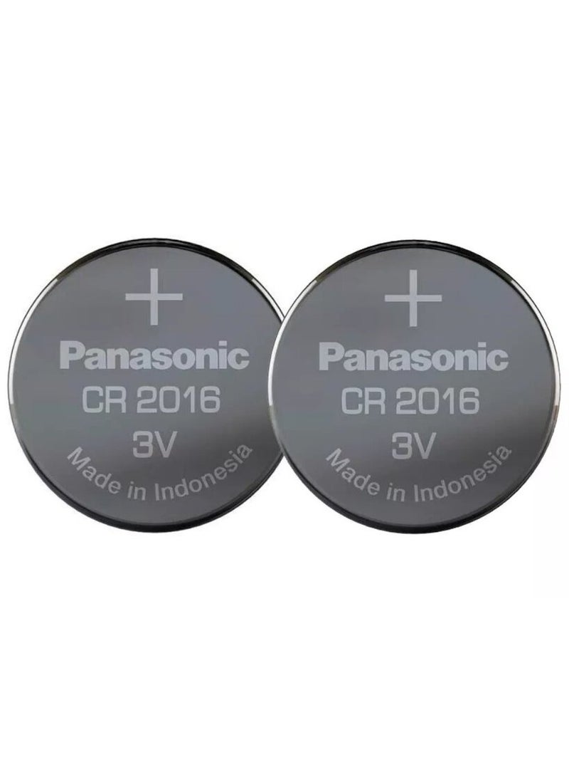 Panasonic 2-Pieces Panasonic CR2016 Lithium 3V Indonesia Batteries - Image 1