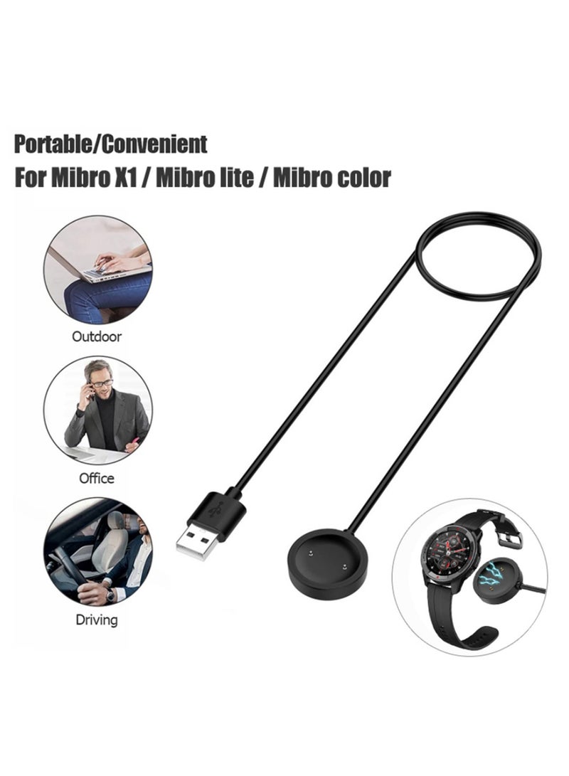 Beauenty Smartwatch Dock Charger Adapter USB Charging Cable Compatible with Xiaomi Mibro X1 Lite Mibro Color Sport Smart Watch Replacement Charging Dock Station Accessories - Image 4