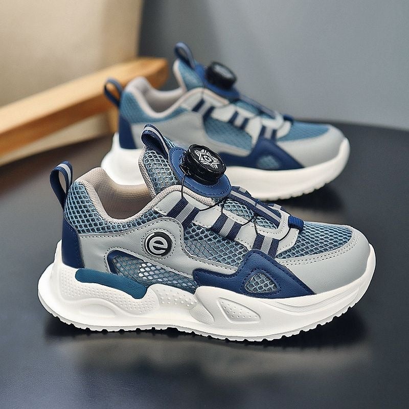 Little Yellow Duck Boys'' Mesh Shoes, Kidsren''s Sports Shoes, Summer Breathable Shoes for Middle-Aged and Older Kidsren, Primary School Boys'' Shoes, Boys'' Sandals - Image 1
