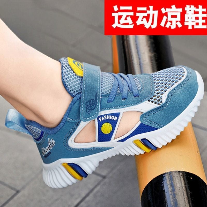 Little Yellow Duck Boys'' Mesh Shoes, Kidsren''s Sports Shoes, Summer Breathable Shoes for Middle-Aged and Older Kidsren, Primary School Boys'' Shoes, Boys'' Sandals - Image 5