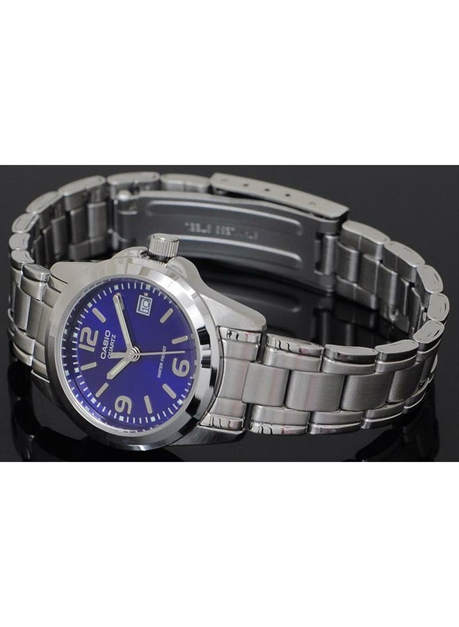 CASIO Men Analog Quartz Watch MTP-1215A-2ADF - 43 mm - Silver - Image 4