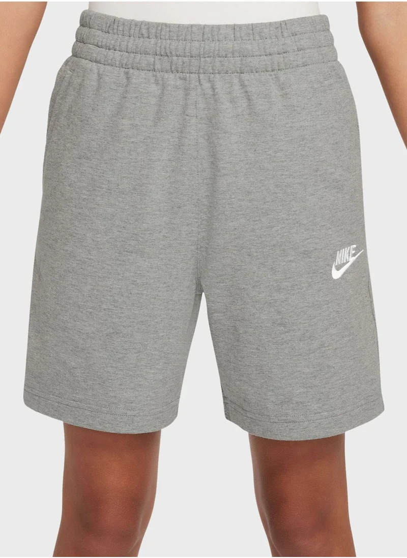 Nike Youth 6In Nsw Club Knitted Shorts