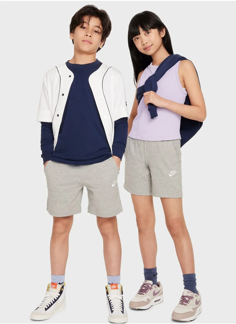 Nike Youth 6In Nsw Club Knitted Shorts