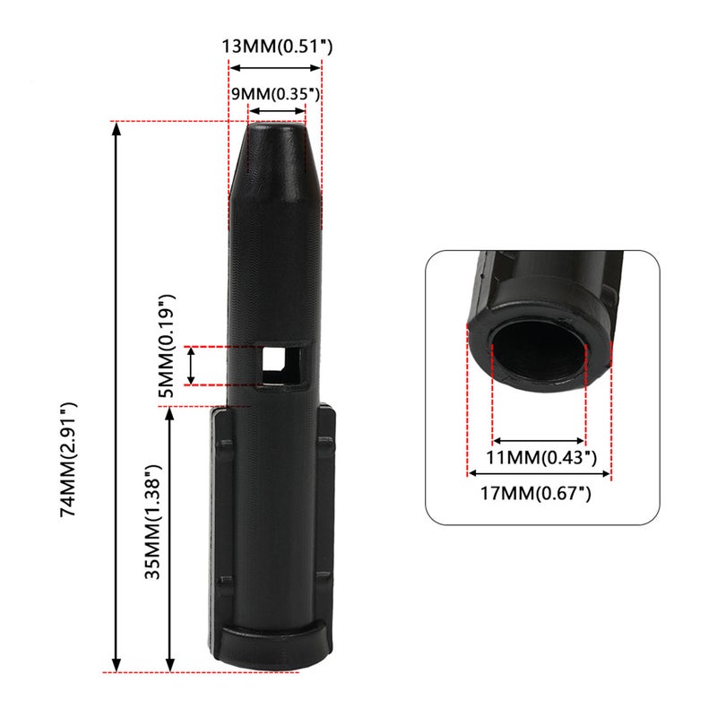 The car gear shift head converter is suitable for the logo 206, 207, 307, Citroen 5-speed shift lever, wave stick head conversion - Image 2