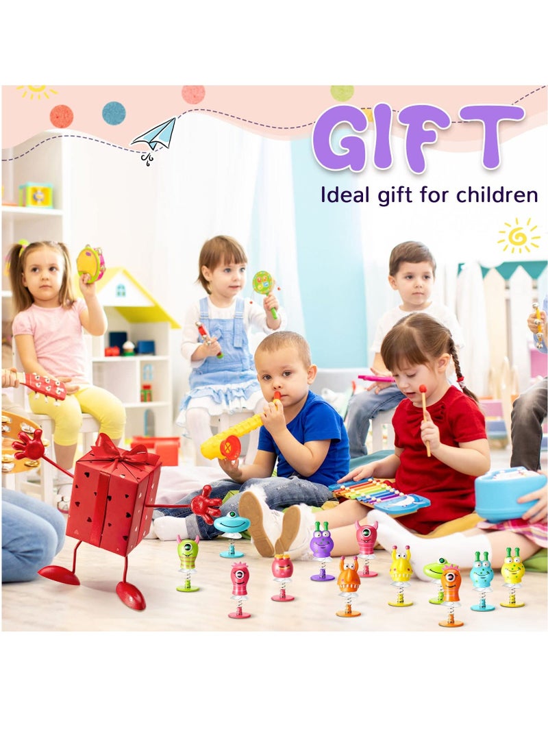 Big Eye Animal Toys 48 Pack Spring Launchers Toys Jumping Popper Toys for Kids Boys Girls Toddlers Basket Stuffers Egg Fillers Gifts Party Favors 6 Styles Random Color - Image 4