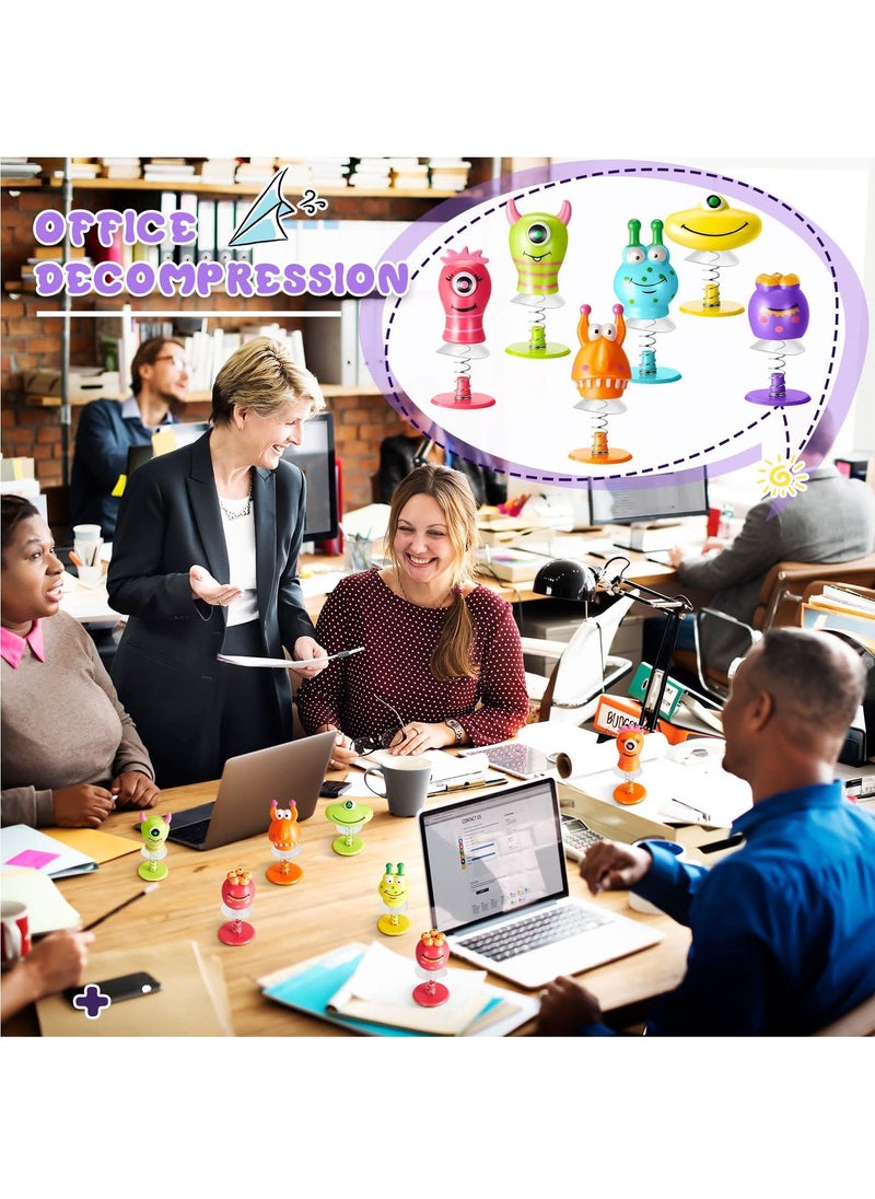 Big Eye Animal Toys 48 Pack Spring Launchers Toys Jumping Popper Toys for Kids Boys Girls Toddlers Basket Stuffers Egg Fillers Gifts Party Favors 6 Styles Random Color - Image 5