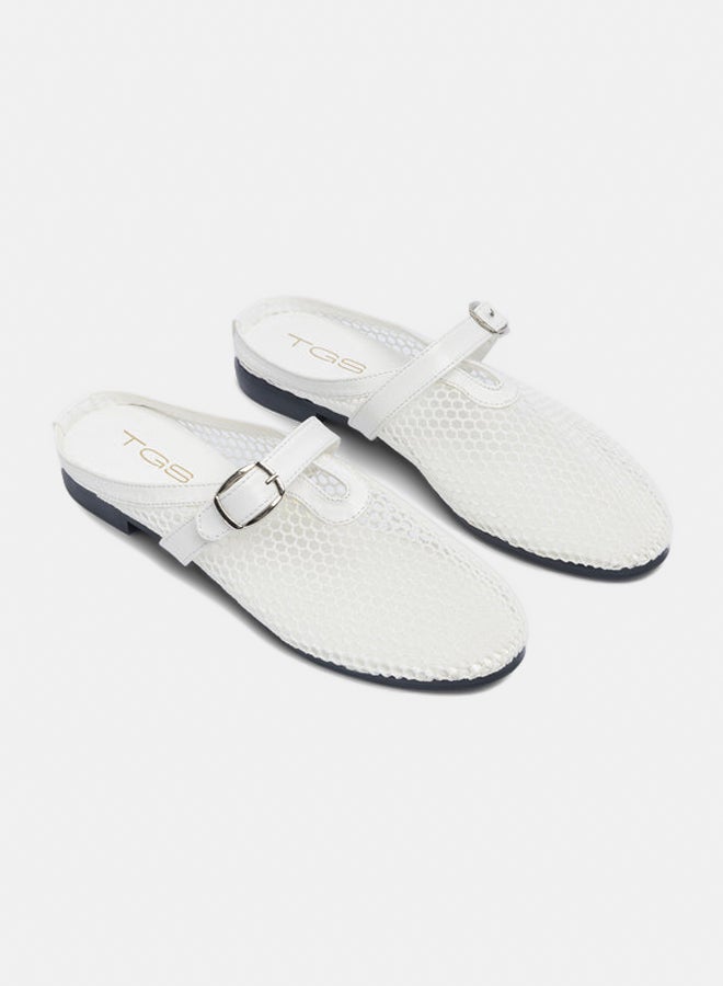TGS Mesh Mary Jane Mules - Image 3