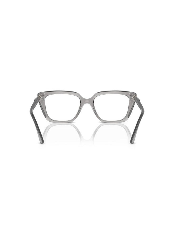 Vogue Eyewear Women'S Vo5477B Square Prescription Eyewear Frames, Transparent Grey/Demo Lens, 50 Mm - Image 4